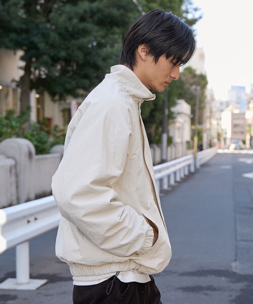 DISCUS(ディスカス)の「DISCUS(ディスカス)別注裏フリースブルゾン(ブルゾン・メンズ・ネイビー/ダークグレー/オフホワイト・M/S/XL/L)」の5枚目の写真