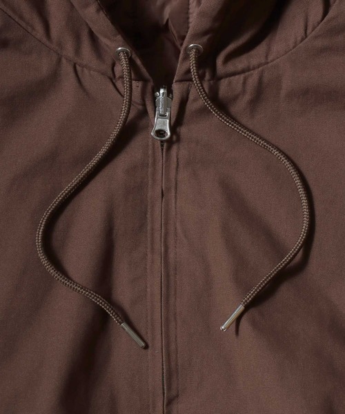 ANPAS(アンパス)の「Reversible Short Hooded Jacket/リバーシブル ショート丈ブルゾン/フーデッドジャケット/パーカー/アウター メンズ レディース ユニセックス(ブルゾン・レディース・ブラック/ブラウン/カーキ・M/L)」の12枚目の写真