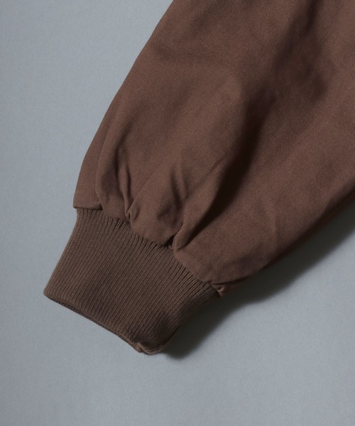 ANPAS(アンパス)の「Reversible Short Hooded Jacket/リバーシブル ショート丈ブルゾン/フーデッドジャケット/パーカー/アウター メンズ レディース ユニセックス(ブルゾン・レディース・ブラック/ブラウン/カーキ・M/L)」の10枚目の写真