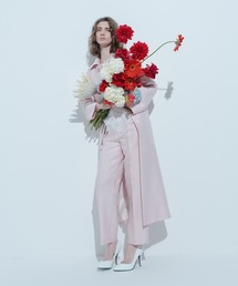 LOULOU WILLOUGHBY | 【LOULOU WILLOUGHBY】シルクウールツイルタックパンツ(その他パンツ)