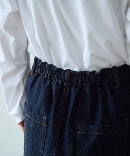 yuni（ユニ　）の「10oz denim cocoon パンツ（デニムパンツ・レディース・インディゴブルー・M/S）」の15枚目の写真