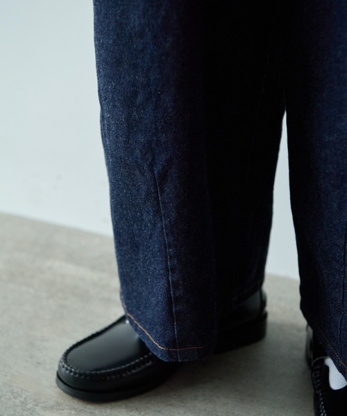 yuni（ユニ　）の「10oz denim cocoon パンツ（デニムパンツ・レディース・インディゴブルー・M/S）」の17枚目の写真