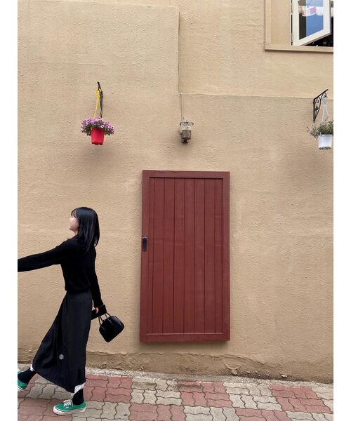 NICK&NICOLE(ニックアンドニコール)の「NICOLE PINTUCK LAYERED LONG SKIRT_BLACK(スカート・レディース・その他・FREE)」の8枚目の写真