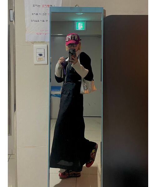 NICK&NICOLE(ニックアンドニコール)の「NICOLE PINTUCK LAYERED LONG SKIRT_BLACK(スカート・レディース・その他・FREE)」の10枚目の写真