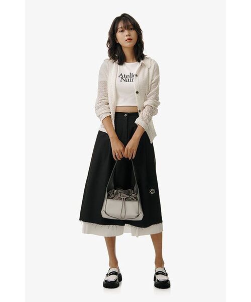 NICK&NICOLE(ニックアンドニコール)の「NICOLE PINTUCK LAYERED LONG SKIRT_BLACK(スカート・レディース・その他・FREE)」の11枚目の写真