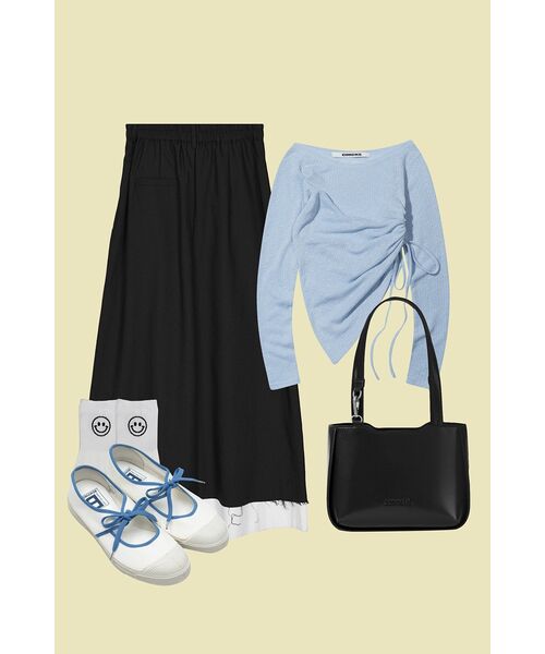 NICK&NICOLE(ニックアンドニコール)の「NICOLE PINTUCK LAYERED LONG SKIRT_BLACK(スカート・レディース・その他・FREE)」の12枚目の写真