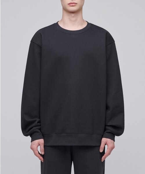 MUSINSA STANDARD（ムシンサスタンダード）の「起毛スウェットシャツ [ダークグレー]（スウェット・メンズ・その他・SMALL/MEDIUM）」の3枚目の写真