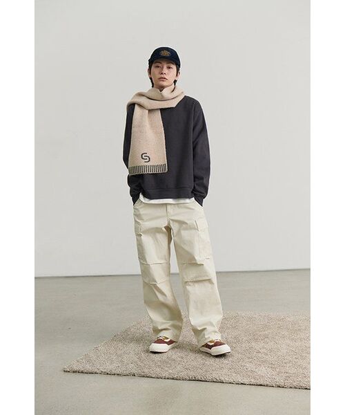 MUSINSA STANDARD（ムシンサスタンダード）の「起毛スウェットシャツ [ダークグレー]（スウェット・メンズ・その他・SMALL/MEDIUM）」の9枚目の写真