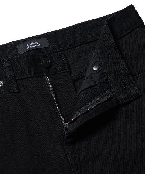 MUSINSA STANDARD（ムシンサスタンダード）の「[クールタンダード] ストレートデニムパンツ [ブラック]（デニムパンツ・メンズ・その他・40/42/36/34/26/28/38/32/30/31/33/27/29）」の3枚目の写真