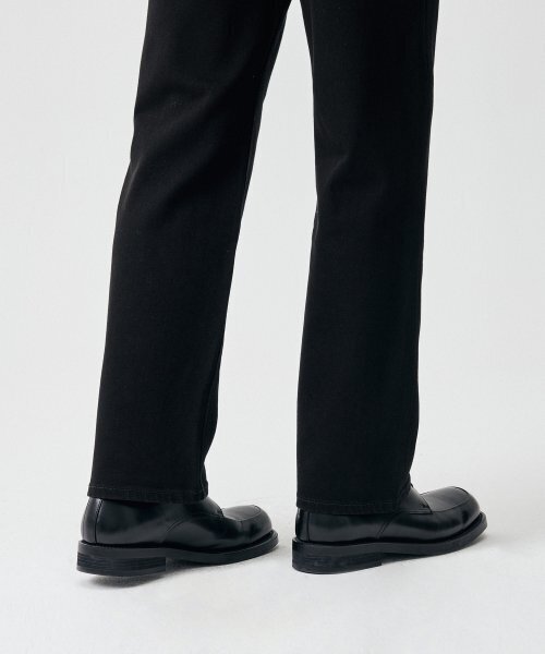 MUSINSA STANDARD（ムシンサスタンダード）の「[クールタンダード] ストレートデニムパンツ [ブラック]（デニムパンツ・メンズ・その他・40/42/36/34/26/28/38/32/30/31/33/27/29）」の6枚目の写真