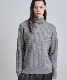 tk.TAKEO KIKUCHI | ケーブルタートルニット(ニット/セーター)