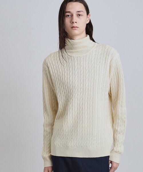 セール】ケーブルタートルニット（ニット/セーター）｜tk.TAKEO