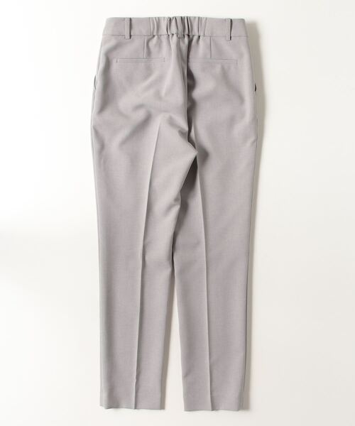 Perfect Suit FActory(パーフェクトスーツファクトリー)の「杢調プレーンスーツ テーパードパンツ グレー/カーキ/ネイビー(M.グレー)【マシンウォッシャブル】(スラックス・レディース・ネイビー/グレー/カーキ・9号/7号/11号/13号)」の5枚目の写真