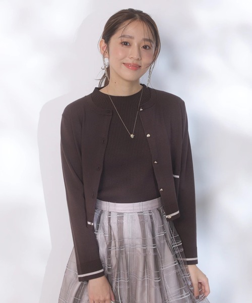 JUSGLITTY（ジャスグリッティー）の「ハイネックアンサンブル（ニット/セーター・レディース・オフホワイト/ブラウン/チャコールグレー/ピンクベージュ/ミント・2）」の17枚目の写真