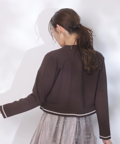 JUSGLITTY（ジャスグリッティー）の「ハイネックアンサンブル（ニット/セーター・レディース・オフホワイト/ブラウン/チャコールグレー/ピンクベージュ/ミント・2）」の21枚目の写真