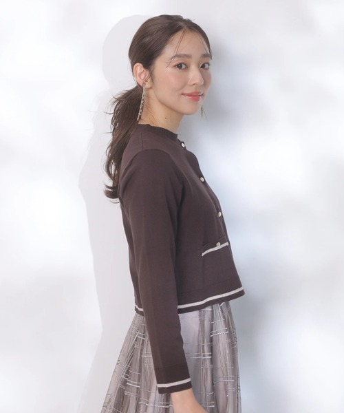 JUSGLITTY（ジャスグリッティー）の「ハイネックアンサンブル（ニット/セーター・レディース・オフホワイト/ブラウン/チャコールグレー/ピンクベージュ/ミント・2）」の22枚目の写真