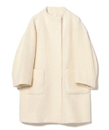 EFFE BEAMS（エッフェビームス）の「シャギー コート（ノーカラーコート）」