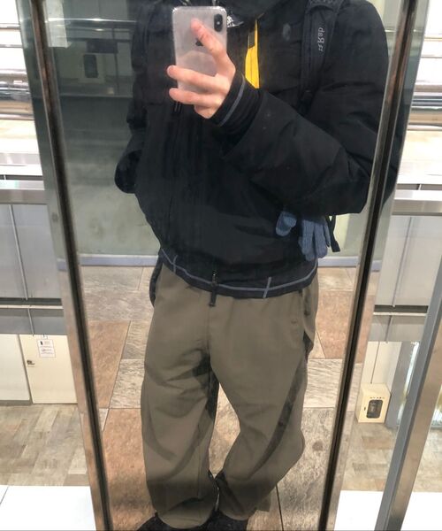 MUSINSA STANDARD（ムシンサスタンダード）の「[シティレジャー] ストラクチャードモックネック長袖Tシャツ [ブラック]（Tシャツ/カットソー・メンズ・その他・LARGE/X-LARGE/XX-LARGE）」の3枚目の写真