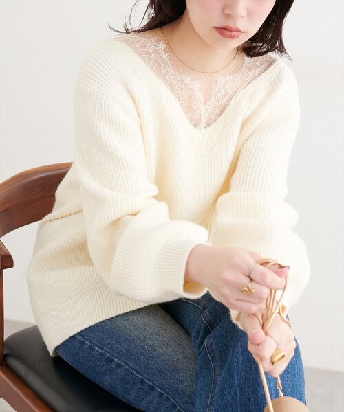 natural couture（ナチュラルクチュール）の「【WEB限定】レースV