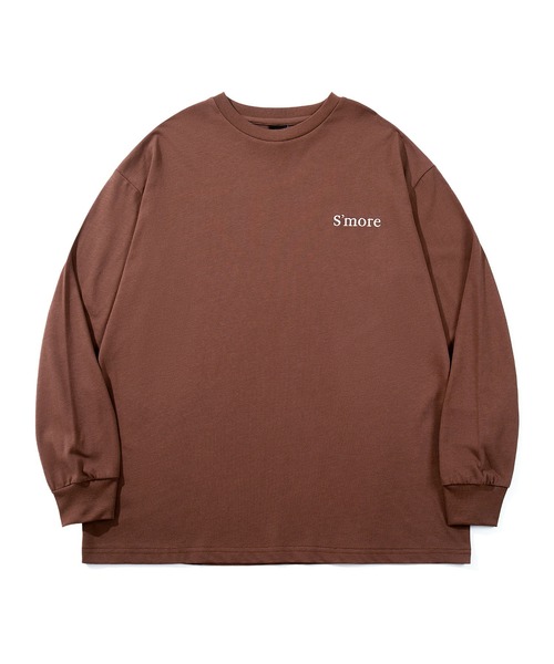 S'more(スモア)の「S'more/Just Go Out L/S Tee ジャストゴーアウトロングスリーブTシャツ(Tシャツ/カットソー・レディース・ブラウン/ベージュ・X-LARGE/SMALL/MEDIUM/LARGE)」の6枚目の写真