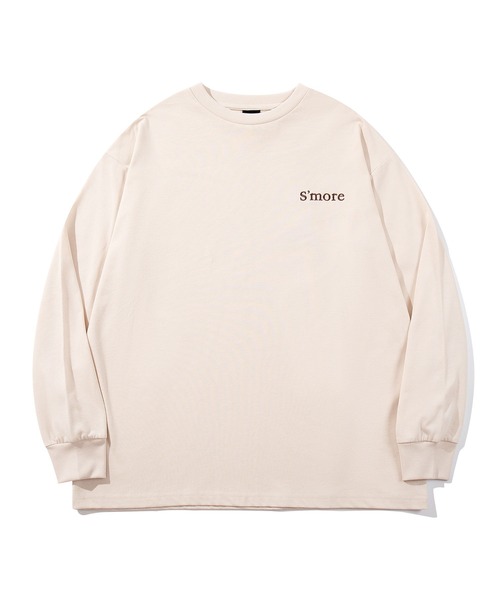 S'more(スモア)の「S'more/Just Go Out L/S Tee ジャストゴーアウトロングスリーブTシャツ(Tシャツ/カットソー・レディース・ブラウン/ベージュ・X-LARGE/SMALL/MEDIUM/LARGE)」の7枚目の写真