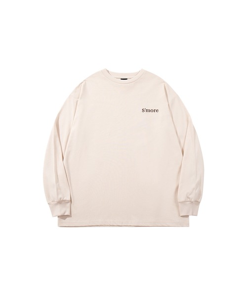 S'more(スモア)の「S'more/Just Go Out L/S Tee ジャストゴーアウトロングスリーブTシャツ(Tシャツ/カットソー・レディース・ブラウン/ベージュ・X-LARGE/SMALL/MEDIUM/LARGE)」の4枚目の写真