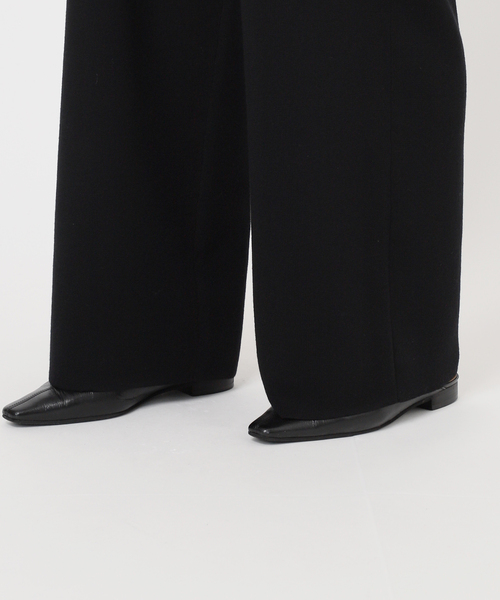 JOURNAL STANDARD（ジャーナルスタンダード）の「《WEB限定追加2》ウォッシャブルTEXBRID ワイドパンツ（その他パンツ・レディース・チャコールグレー/ブラウン/ブラック・FREE）」の13枚目の写真