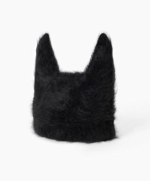 LAD MUSICIAN(ラッドミュージシャン)の「CASHMERE KNIT DEVIL CAP(ニットキャップ/ビーニー・メンズ・ブラウン系/ブラック/ベージュ系・FREE)」の2枚目の写真
