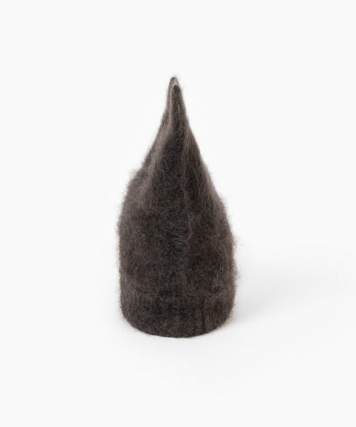 LAD MUSICIAN(ラッドミュージシャン)の「CASHMERE KNIT DEVIL CAP(ニットキャップ/ビーニー・メンズ・ブラウン系/ブラック/ベージュ系・FREE)」の6枚目の写真