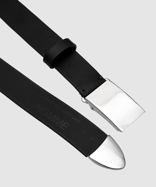 COMME des GARCONS HOMME（コム デ ギャルソン・オム）の「STEER OIL SMOOTH LEATHER BELT〈30mm〉（ベルト・メンズ・ブラック・ONE SIZE）」の3枚目の写真