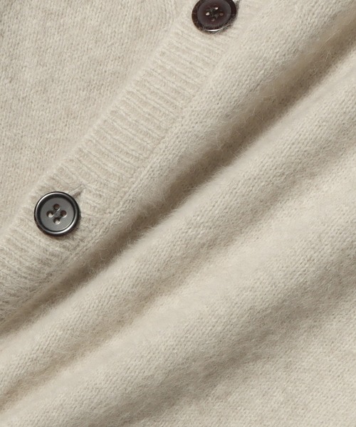 ESTNATION（エストネーション）の「ESTNATION / ファーニット カーディガン（カーディガン/ボレロ・メンズ・ブラック/アイボリー・MEDIUM/LARGE）」の5枚目の写真
