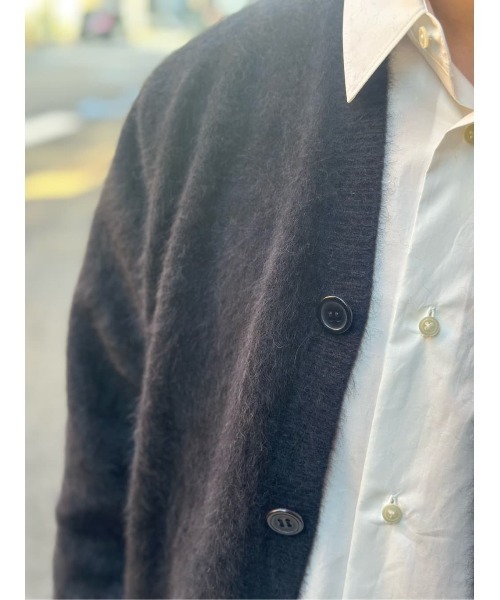 ESTNATION（エストネーション）の「ESTNATION / ファーニット カーディガン（カーディガン/ボレロ・メンズ・ブラック/アイボリー・MEDIUM/LARGE）」の16枚目の写真