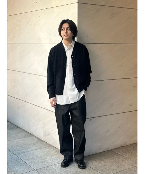 ESTNATION（エストネーション）の「ESTNATION / ファーニット カーディガン（カーディガン/ボレロ・メンズ・ブラック/アイボリー・MEDIUM/LARGE）」の13枚目の写真