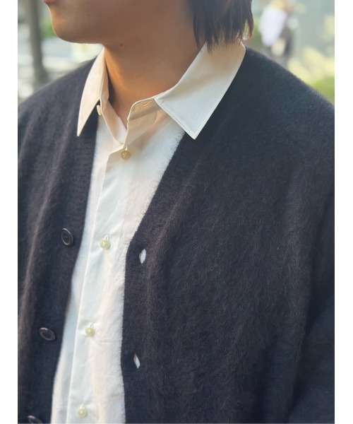 ESTNATION（エストネーション）の「ESTNATION / ファーニット カーディガン（カーディガン/ボレロ・メンズ・ブラック/アイボリー・MEDIUM/LARGE）」の15枚目の写真