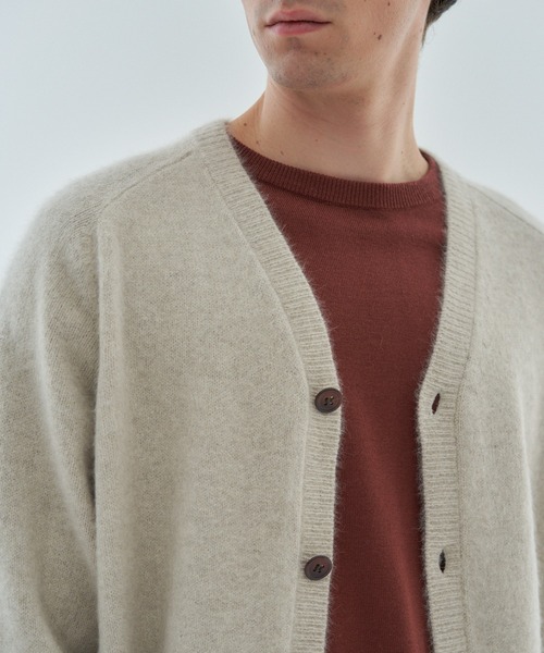 ESTNATION（エストネーション）の「ESTNATION / ファーニット カーディガン（カーディガン/ボレロ・メンズ・ブラック/アイボリー・MEDIUM/LARGE）」の18枚目の写真