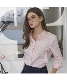 A3402 Classic standard shirts_Rose pink