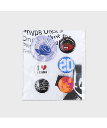 PHYSICAL DEPARTMENT（フィジカル デパートメント）の「[SET] シグネチャーグラフィック缶バッジパック（ブローチ/コサージュ）」