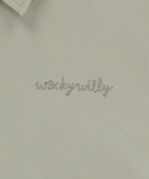 Wacky WiLLy(ワッキーウィリー)の「ウィメンズタイポ刺繍バスティジャケットベージュ(スタジャン・レディース・その他・F)」の7枚目の写真