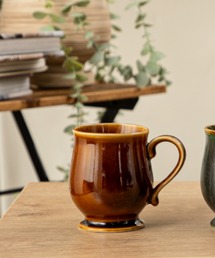 グラス/マグカップ/タンブラー（ブラウン/茶色系）ファッション通販