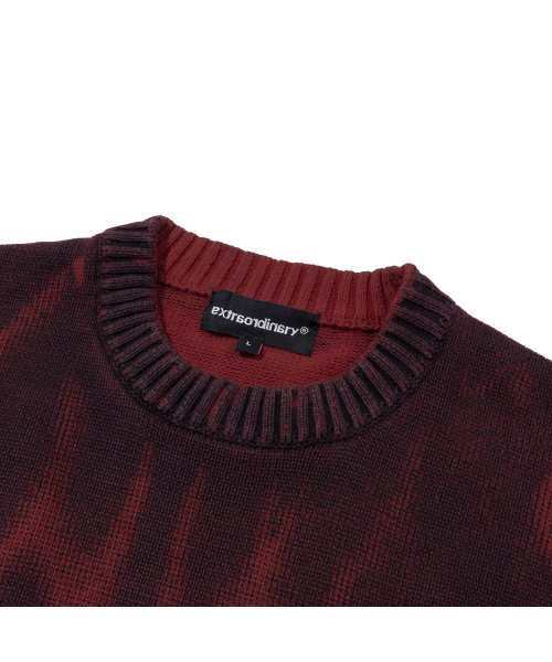 EXTRAORDINARY(エクストラオーディナリー)の「NORTHERN LIGHT SWEATER RED(ニット/セーター・メンズ・その他・X-LARGE/LARGE)」の7枚目の写真