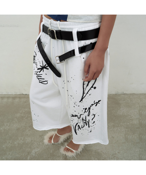 LCDC TM(エルシーディーシーティーエム)の「PRINTED BERMUDA SWEATPANTS (WHITE)(その他パンツ・レディース・ホワイト・OS)」の5枚目の写真