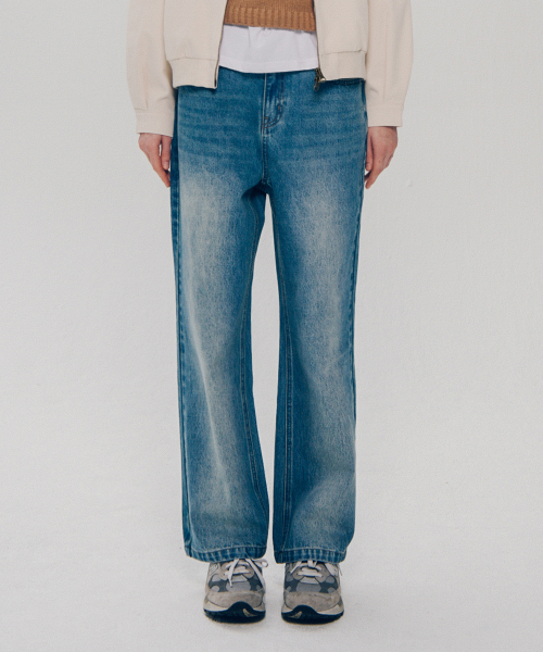 YALE(イェール)の「ウィメンズストレートデニムパンツ_ブルー(デニムパンツ・レディース・その他・SMALL/MEDIUM)」の1枚目の写真