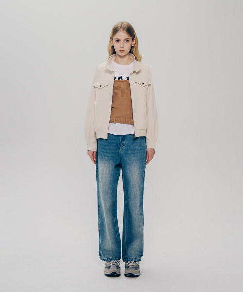 YALE(イェール)の「ウィメンズストレートデニムパンツ_ブルー(デニムパンツ・レディース・その他・SMALL/MEDIUM)」の11枚目の写真