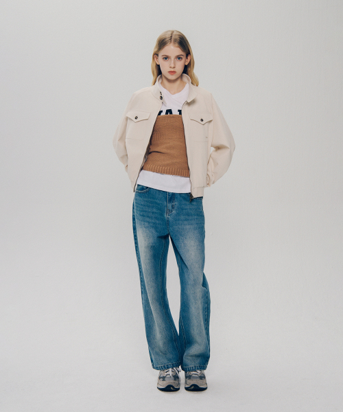 YALE(イェール)の「ウィメンズストレートデニムパンツ_ブルー(デニムパンツ・レディース・その他・SMALL/MEDIUM)」の13枚目の写真