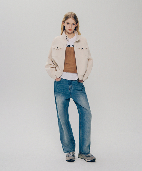 YALE(イェール)の「ウィメンズストレートデニムパンツ_ブルー(デニムパンツ・レディース・その他・SMALL/MEDIUM)」の14枚目の写真