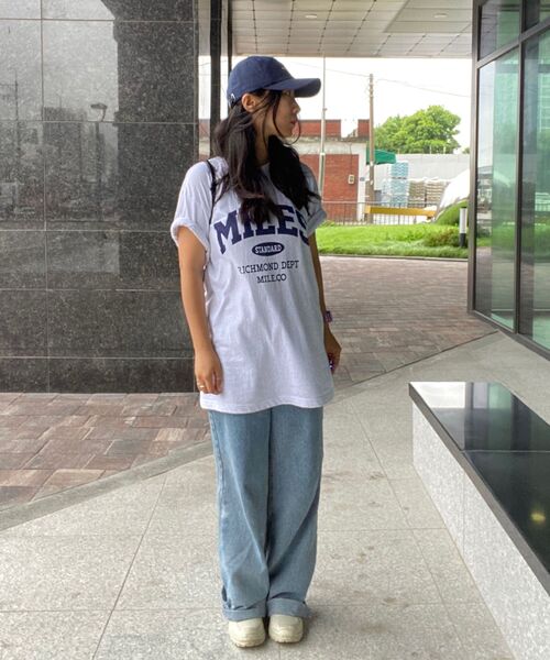 THE MILE（ザマイル）の「MILES RICHMOND CREW [WHITE]（Tシャツ/カットソー・メンズ・その他・LARGE/MEDIUM/SMALL/X-LARGE/X-SMALL）」の4枚目の写真