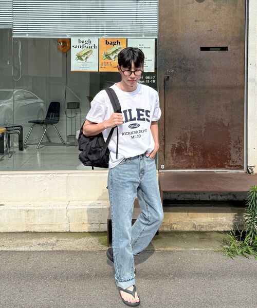 THE MILE（ザマイル）の「MILES RICHMOND CREW [WHITE]（Tシャツ/カットソー・メンズ・その他・LARGE/MEDIUM/SMALL/X-LARGE/X-SMALL）」の5枚目の写真