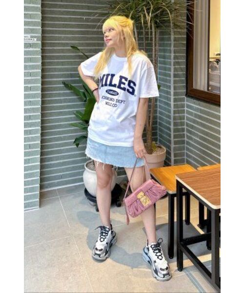 THE MILE（ザマイル）の「MILES RICHMOND CREW [WHITE]（Tシャツ/カットソー・メンズ・その他・LARGE/MEDIUM/SMALL/X-LARGE/X-SMALL）」の8枚目の写真