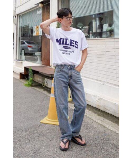 THE MILE（ザマイル）の「MILES RICHMOND CREW [WHITE]（Tシャツ/カットソー・メンズ・その他・LARGE/MEDIUM/SMALL/X-LARGE/X-SMALL）」の2枚目の写真