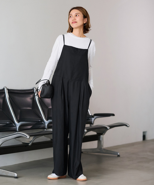 ≪WEB限定 / 追加≫キュプラツイルキャミサロペット 3（サロペット